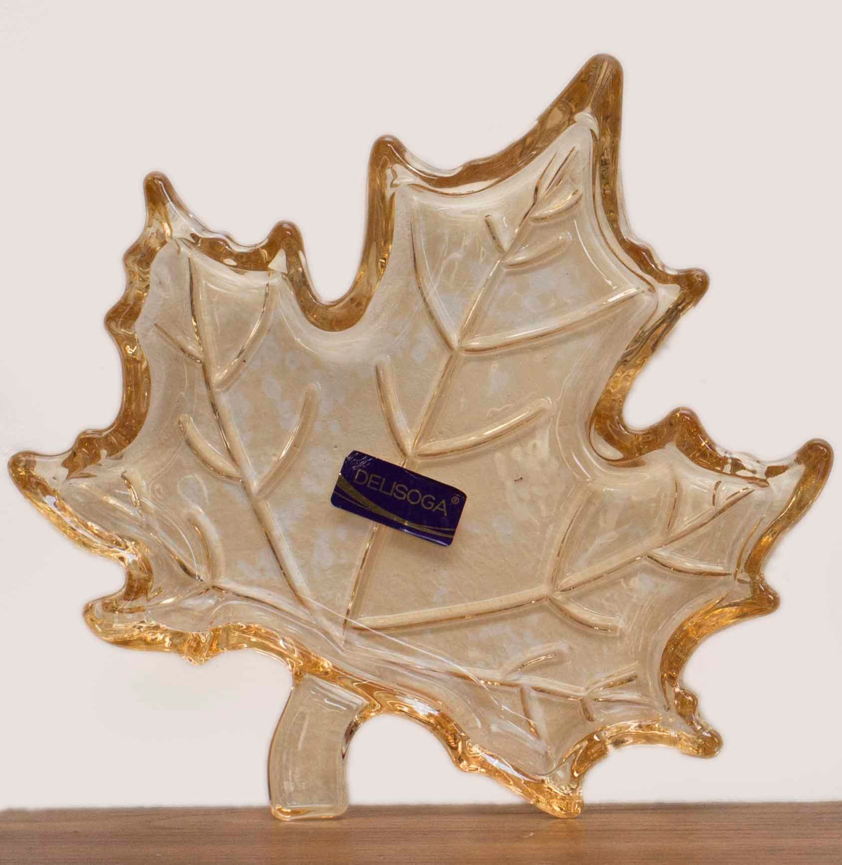 ash tray - Brown Leaf