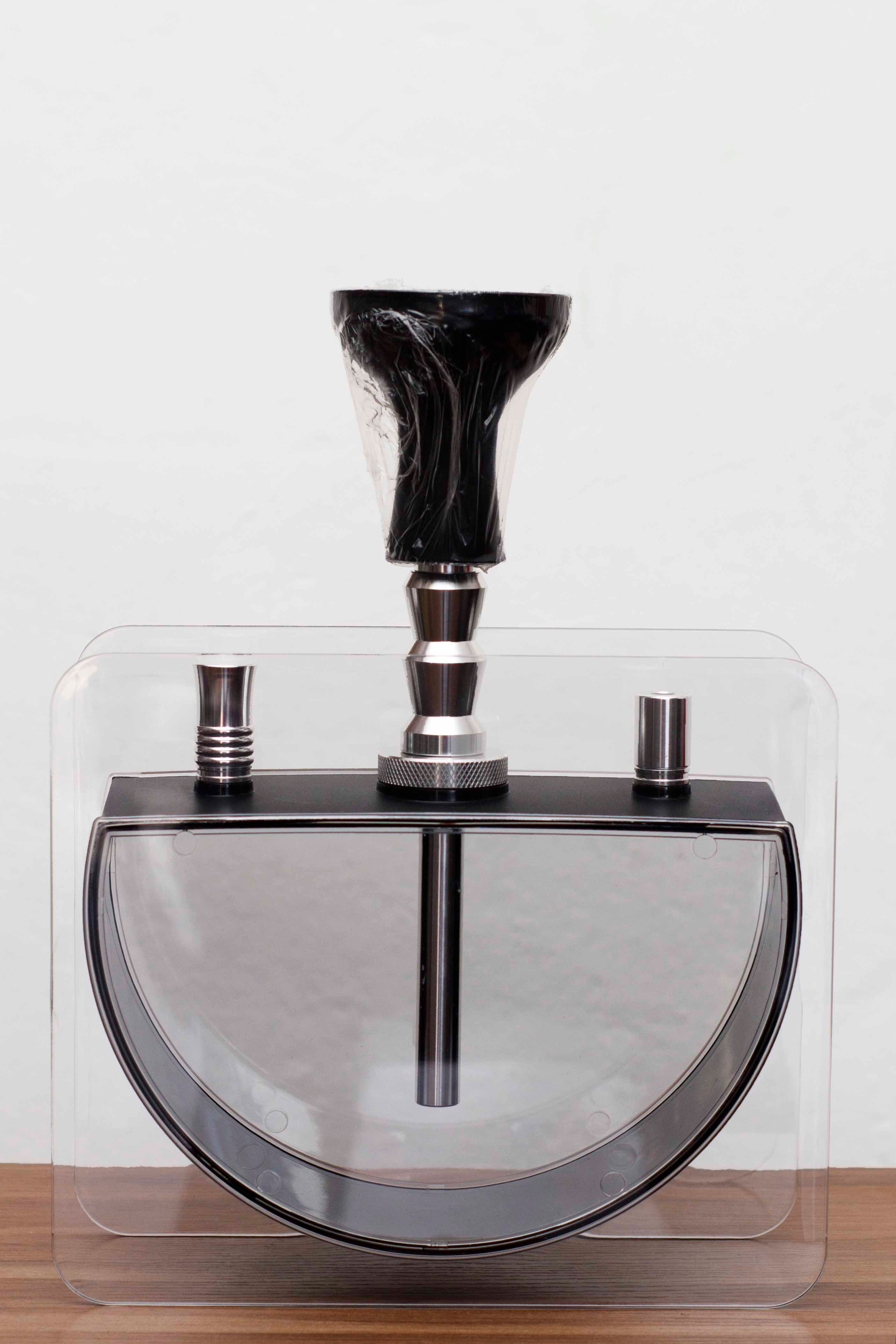 shisha pipe circle - Black